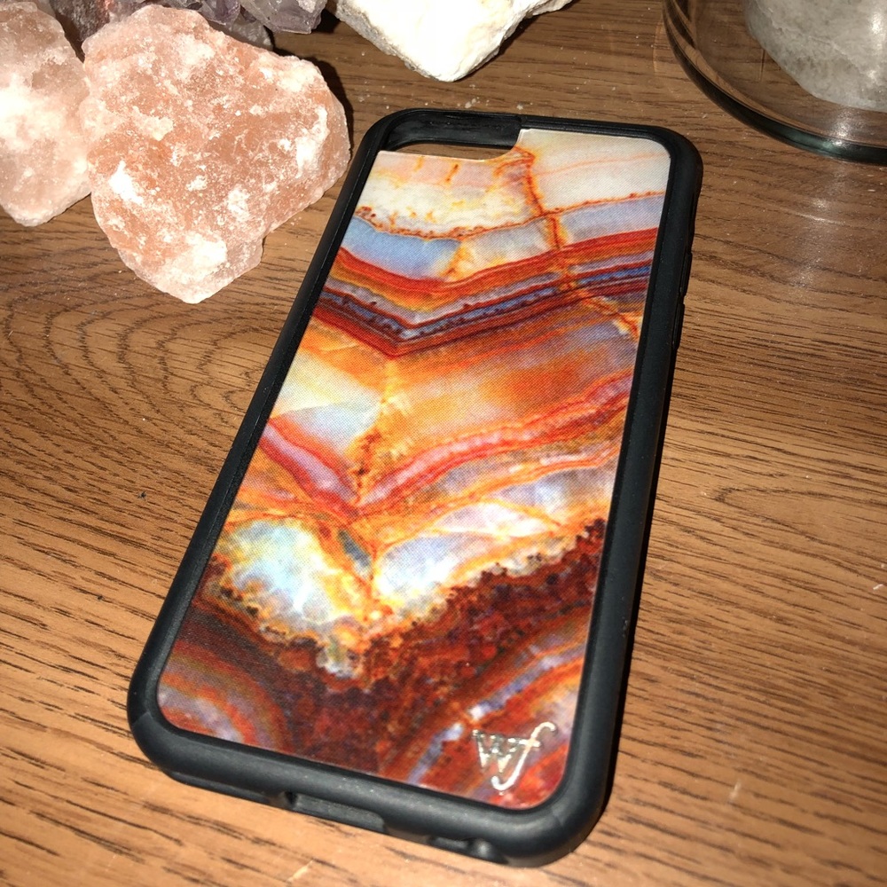 Wildflower stone iPhone case